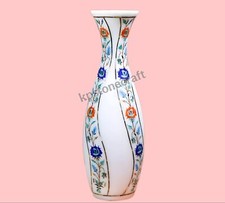 Vaso fiori marmo bianco 12"