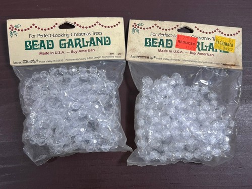 Ghirlanda perline trasparenti