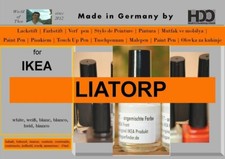 Penna a vernice, matita colorata per IKEA LIATORP bianca