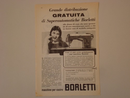 Advertising pubblicità 1958 - pubblicità,