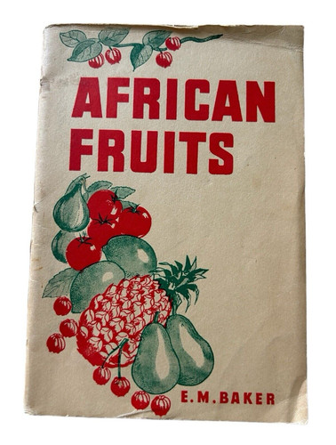 Vtg african fruits - fruits, e.m.