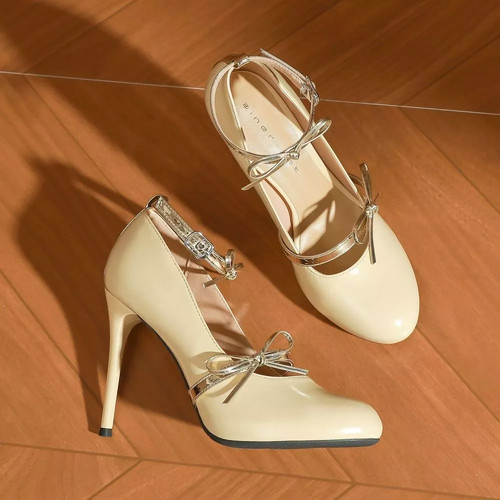 Decolte giallo chiaro con - giallo,