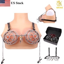 BDSM Bondage Bra Metal