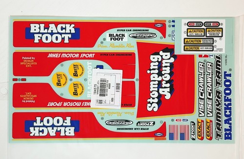 Tamiya blackfoot adesivo - tamiya,