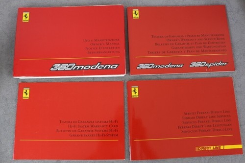 Ferrari 360 modena manuale uso - modena,