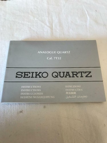 Seiko 7t32 analogue quartz - 7t32,
