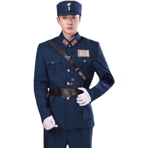 Costume cosplay esercito blu