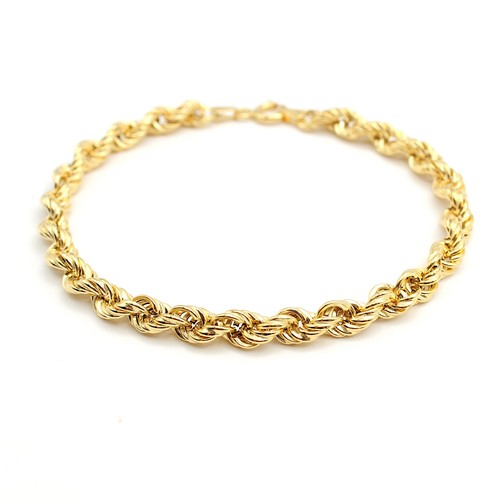 Bracciale unisex fune - bracciale, oro