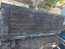 Portone in legno massello