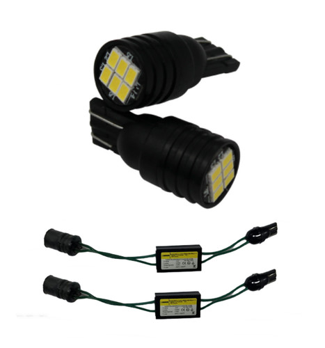 Coppia luci targa led alfa - luci,