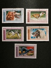 FRANCOBOLLI Magyar Posta Dogs Hungarian Post Stamps,