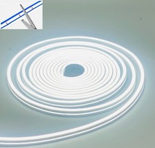 STRISCIA LED LUCE BIANCA PER SCRITTA INSEGNA LUMINOSA STRIP FLESSIBILE 5 MT IP65