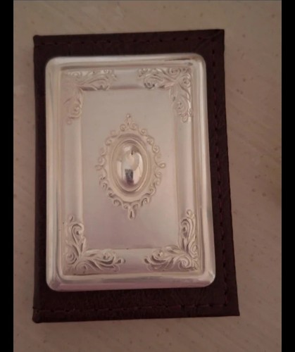 Rubrica argento pelle - rubrica,