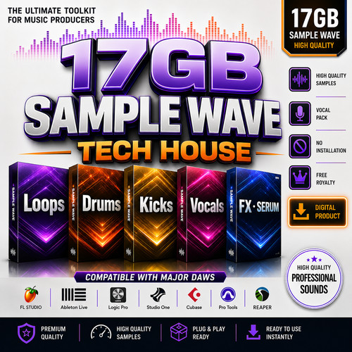 Tech house bundle sample - house, pack