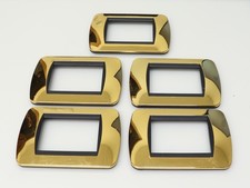 Lotto di 5 placche metallo