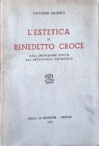 Sainati vittorio l - -, l'estetica