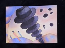 FOLON - CONVERSATION - 1983 - Milton GLASER - dépliant 6 mètres - 9216p