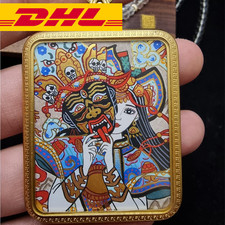 Ciondolo ThangKa dipinto a