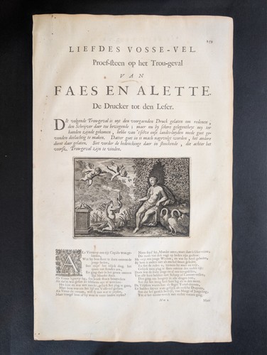 Cupid with fox skin and - fox, venus
