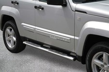 Pedane laterali ovali acciaio