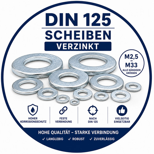 Rondelle din 125 acciaio - rondelle,