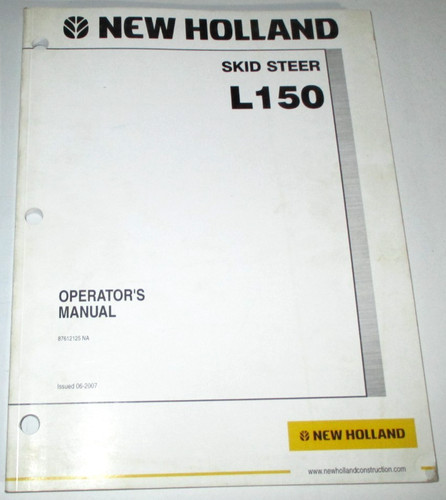New holland l150 skid steer - skid,
