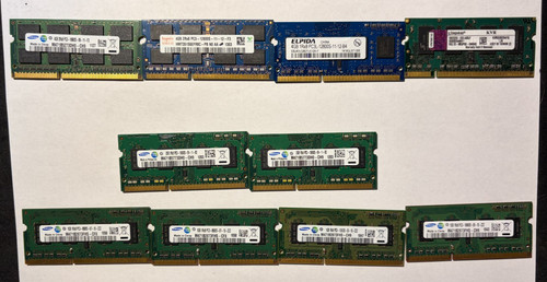 Lotto ram sodimm pc3 pc3l - ram, /