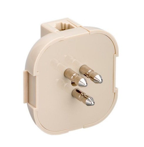 Spina tripolare presa rj11 - spina,