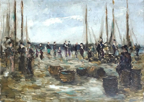 Marine huile sur - marine ,