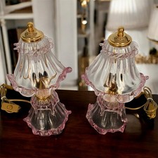 Coppia di Lampade in Vetro di