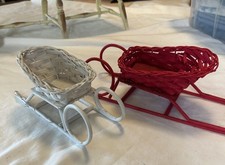 Slitta natalizia vintage in