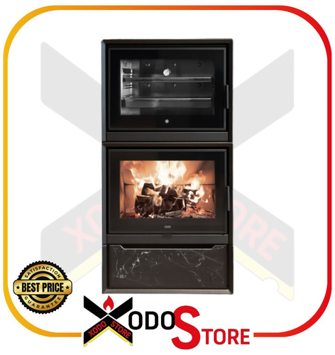 Stufa legna con forno klover - stufa, a