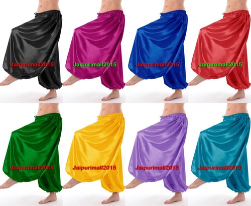Pantaloni harem raso yoga