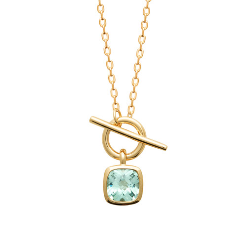Collana pendente cristallo - collana, blu