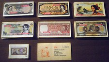 LOTTO 36 FIGURINE BANCONOTE DI