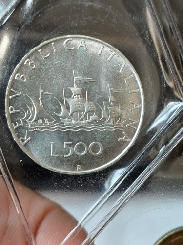500 lire fdc argento 1983 - argento,