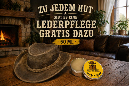 Cappello pelle western - cappello,