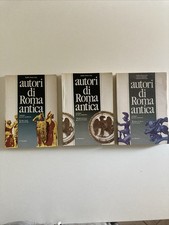 AUTORI DI ROMA ANTICA - EMILIO PIANEZZOLA - LE MONNIER - VOL. 1/2/3