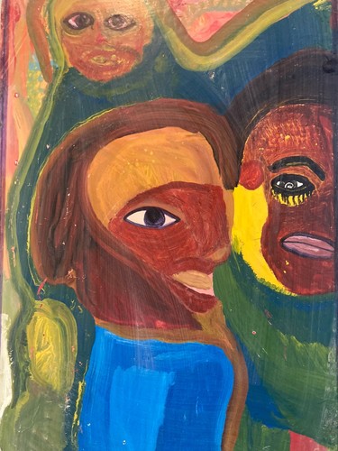 Pittura arte grezza mustapha - arte,