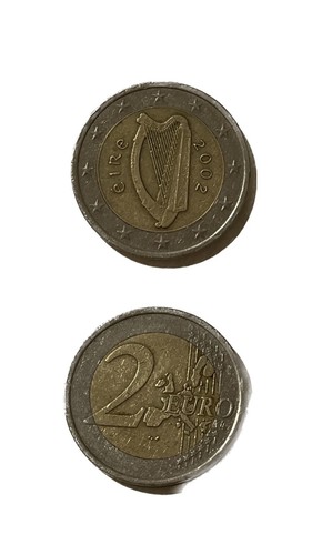 Euro coin eire 2002 misprint - euro,