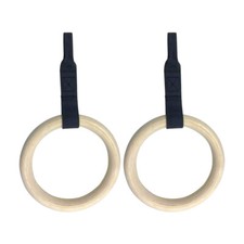 Toorx Coppia Anelli da Ginnastica in legno 28mm per Functional Suspension Double