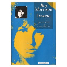 Jim Morrison LIBRO di Poesie Deserto Nuovo di Negozio 9788885859456