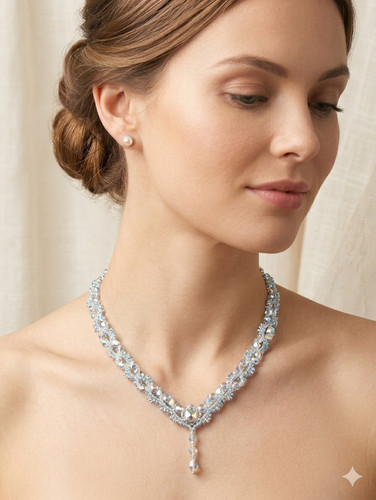 Collana swarovski crystal - crystal, ab