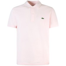 LACOSTE - Polo rosa con mini