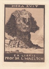 Exlibris Bookplate Radierung