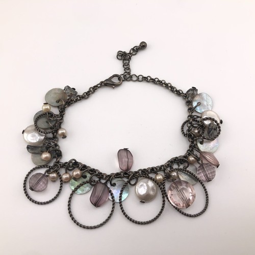 Charm bracciale perline - perline, rosa