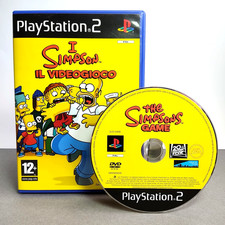 I SIMPSON IL VIDEOGIOCO Sony Playstation 2 PS2 COMPLETO ITA PAL