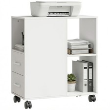 HOMCOM Tavolino a Rotelle con