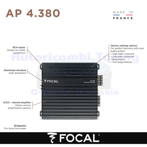 Focal 380 amplificatore a - focal,