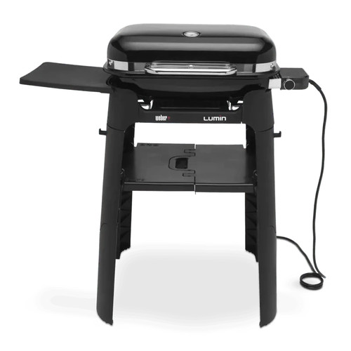 Barbecue elettrico nero con